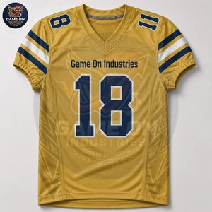Customized Team Wear American <b>Football</b> Uniform Sets Breathable Plus <b>Sized</b> Shorts Sleeves Jersey With Pant For Athletic Wear - Product Image 3