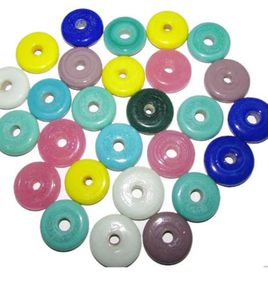 Ensemble de perles mixtes en verre soufflé en gros |   Formes de fleurs, de cœurs, d'ovales et de pépites |   Perles colorées en vrac pour la fabrication de bijoux et l'artisanat - Product Image 2