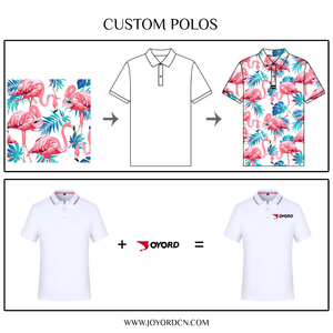 Uniformes de golf personnalisés pour hommes à manches courtes, avec logo, pour club et équipe, respirants, en spandex doux, brodés, avec impression par transfert thermique pour chemises - Product Image 6