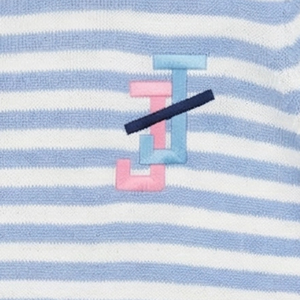 เสื้อสเวตเตอร์ถักแขนสั้นลายทางสีน้ำเงินและสีขาวสำหรับผู้หญิง เนื้อผ้านุ่ม สวมใส่สบาย แฟชั่นลำลอง เหมาะสำหรับใส่ในชีวิตประจำวัน - Product Image 2