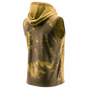 Haut de sport sans manches pour homme en polaire respirant et écologique, coupe confortable avec poche avant – Idéal pour l'hiver - Product Image 2