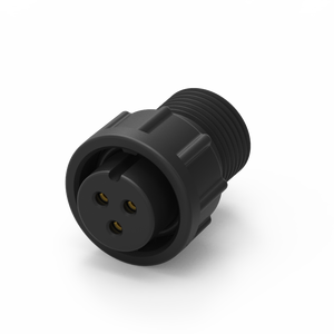 ขั้วต่อทองเหลืองแบบหล่อขึ้นรูป ขนาด B 3 ขา พร้อมสายเคเบิล กันน้ำระดับ IP67 250V 10A - Product Image 1