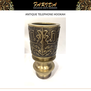Cachimba de Latón Macizo de Primera Calidad, Estilo Antiguo, Juego Completo |   Cachimba Egipcia de Lujo |   Cachimba Farida Personalizada y Duradera - Product Image 2