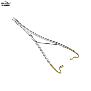 Porte-aiguilles manuel HOSEL en argent, 20 cm, Classe I, 30 positions de mâchoires, certifié CE - Product Image 1