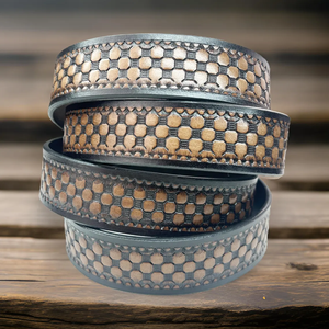 Customizable Premium Grade Western Leather <b>Belt</b> for Men Hand <b>Tooled</b> with Big Metal for Buckle Latest Designed Customizable - Product Image 2