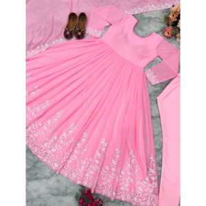 Vestido de Fiesta de Diseñador Talla XL con Colgante y Dupatta, Estilo Elegante - Product Image 4