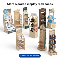 Support d'affichage en bois personnalisé pour les produits, idéal pour les épiceries bio, les fermes, les supermarchés et les boutiques spécialisées en cadeaux.
