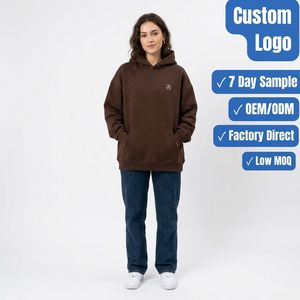 Sudadera con Capucha de Algodón Premium para Mujer, Fabricante de Sudaderas con Etiqueta Privada OEM ODM Personalizadas - Product Image 1