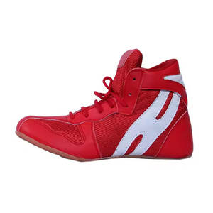 Chaussures de boxe professionnelles, matériau léger et durable, semelle à haute adhérence, idéales pour l'entraînement en ring et la vitesse de mouvement des pieds. - Product Image 3