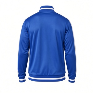 Phi Beta Sigma Vintage <b>Track</b> <b>Jacket</b> Royal Blue White Trim Full Zip Long Sleeve Fraternity Athletic Warm Up <b>Jacket</b> for <b>Men</b> Campus - Product Image 4
