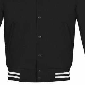 Comfortable Price Full Sleeves Satin Wool Varsity Jackets Lightweight Breathable Front Unisex Baseball Jacket Waterproof - Product Image 6