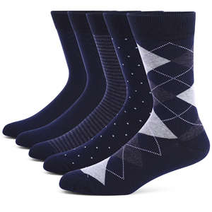 Custom Designer Bamboo Cotton Classic Formal Office Business Man <b>Socks</b> Argyle Casual Crew Dress Tube <b>Socks</b> for Men - Product Image 4