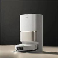 Robot Vacuum Cleaner Pembersih Otomatis Dreame L50 Pro Ultra Wet/Dry Station Bertenaga Baterai Dukungan Bahasa Jerman untuk Penggunaan Rumah Tangga