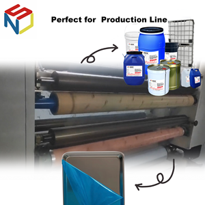 عينة مجانية من مستحلب الأكريليك عالي اللزوجة ذو الأساس المائي لتصفيح أفلام البولي إيثيلين على الألواح المصنوعة من سبائك الألومنيوم كمادة لاصقة - Product Image 3