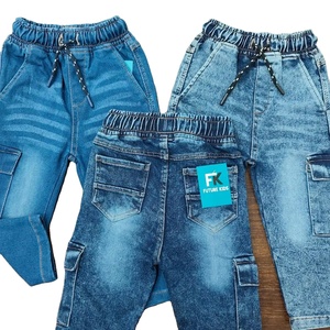 Shorts décontractés pour garçon, respirants, écologiques, 100% coton, 4-12 ans, taille mi-haute, poche élastique, motif imprimé, décoration tricotée - Product Image 1