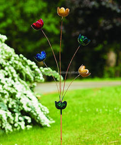 Estacas Decorativas de Acero para Jardín, Soportes Decorativos para Plantas de Exterior, para Paisajismo de Patio Trasero - Product Image 4