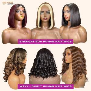 Pas d'enchevêtrement pas de perte prêt à expédier perruques de dentelle sans colle cheveux humains pleine longueur naturel noir Bob perruques de qualité supérieure prix de gros - Product Image 3