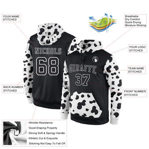 Sudadera con capucha personalizada con estampado de sublimación naranja de invierno, sudadera con capucha personalizada con nombre del equipo y número, ropa deportiva de entrenamiento, equipo unisex - Product Image 6