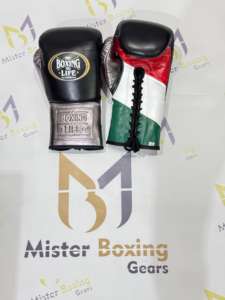 Guantes de Boxeo Profesionales de Última Moda, Nuevo Diseño, Sin Boxeo No Hay Vida, con Cordones, de Cuero Vacuno, para Sparring y Entrenamiento - Product Image 4