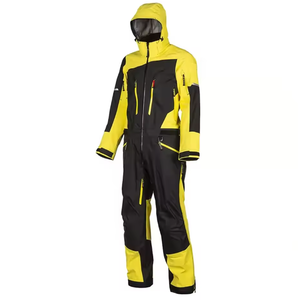 ชุดจั๊มสูทกันน้ำสำหรับผู้ชายสำหรับเล่นสกีและสโนว์บอร์ดในฤดูหนาว พร้อมฮู้ด ซิปปิด ผ้าซับใน Polartec กันลมและให้ความอบอุ่น เหมาะสำหรับกีฬาบนหิมะ - Product Image 6