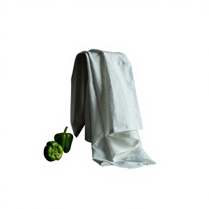 Toallas para platos de saco de harina blanca de grado superior del fabricante de la lista superior Toallas de cocina en blanco - Product Image 1