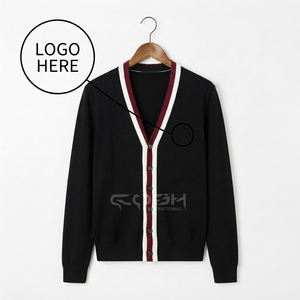 Cosh เสื้อสเวตเตอร์ถักนิตติ้งมีกระดุมสำหรับใส่ฤดูใบไม้ร่วงโลโก้ได้ตามต้องการ - Product Image 1