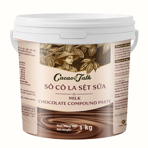 Manufacturer Shipping Direct Milk Compound Chocolate Liquid Paste Cocoa 1KG 10KG Bulk Selling Bakery Biscuits Ingredients HALAL - Product Image 1