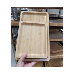 TOP SELLING Fine Bamboo Serving Tray For Delicate Jewelry Display <b>Settings</b> And Sturdy Outdoor BBQ Grilling Meat Preparation - Product Image 4