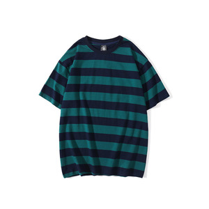 T-shirt en coton uni de haute qualité pour homme, coupe oversize à épaules tombantes, col rond, style hip-hop, personnalisable avec logo, design vierge - Product Image 3