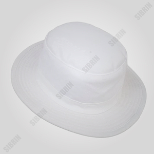 Sombrero de Cricket de Ala Ancha SIBRIN, Gorra Deportiva Personalizada de Algodón de Alta Calidad, Sombrero de Safari para Hombre, Gorra de Verano para Deportes al Aire Libre, Color Blanco - Product Image 1