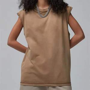 Camiseta Deportiva Personalizada con Logotipo OEM para Hombre, Camiseta de Malla sin Mangas para Correr, Camiseta de Gimnasio, Camiseta sin Mangas para Hombre - Product Image 2