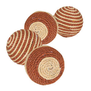 Set di Palline Marrone-Beige da 4,5 cm, Giocattoli Interattivi e di Movimento per Animali Domestici - Product Image 1