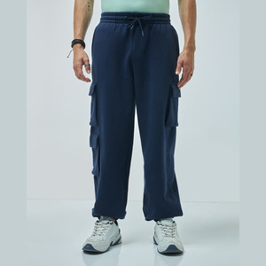 Pantalons personnalisés en gros pour vêtements : Polyester, Coton, Élégants, Amples, Coupe Droite, Automne, Mode, Cargo, Survêtement - Product Image 5