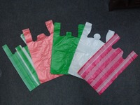 Sac de courses en plastique VN personnalisé, recyclable, certifié ISO9001, imperméable, impression en héliogravure, pour supermarché, en matériau HDPE, type gilet