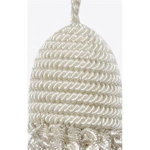 Servicio OEM Borlas de alambre de plata al por mayor, borlas largas con flecos, borlas decorativas para ribetes - Product Image 4
