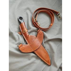 มีดครัวเหล็กกล้าคาร์บอนตีมือสไตล์โบราณยุคกลาง Jexmoo ผลิตด้วยมือ - ใบมีดอเนกประสงค์ ตัวเลือก DIY OEM ของขวัญสำหรับเชฟ - Product Image 3