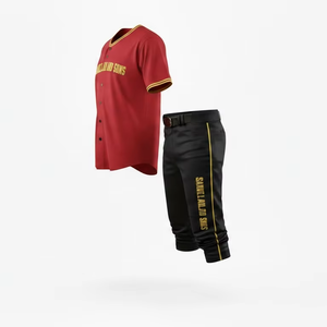 Premium Custom <b>Baseball</b> Uniform Men Women Breathable Lightweight Team Sports Jersey <b>Set</b> Wholesale Supplier - Product Image 5