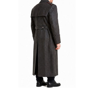 Trench-coat pour homme de qualité supérieure, design long, respirant, léger, écologique, col carré, logo et couleur personnalisables - Product Image 5