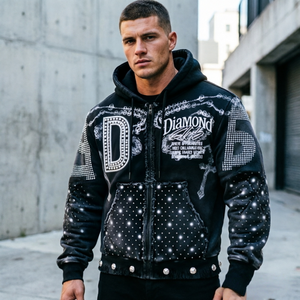 Sudadera Casual Personalizada para Hombre, con Etiqueta Privada, Diseño con Estampado Frontal, Felpa de Algodón Suave, Cómoda, para Uso Diario, Invierno, 370g, Transpirable - Product Image 3