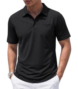 เสื้อโปโลผู้ชายแขนสั้น มีกระเป๋าหน้า ใส่ได้หลากหลายสไตล์ลำลอง - Product Image 3