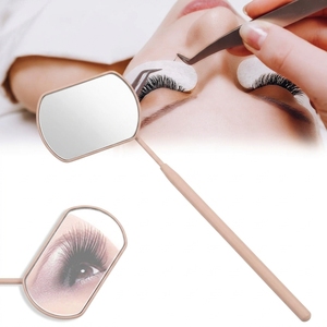 Premium Rectangular Wide View Lash Mirror Stainless Steel Eyelash Extension Inspection Mirror Lash Checking Salon <b>Tool</b> - Product Image 3