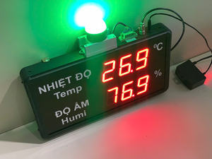 Tablero de Visualización de Temperatura y Humedad Industrial con Alertas LED de Doble Color |   AT-THMT-S - Disponible como OEM - Product Image 4