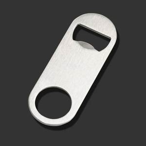 Stainless Steel <b>Bottle</b> Opener Rectangle <b>Mini</b> Manual Portable Dishwasher Safe - Product Image 1