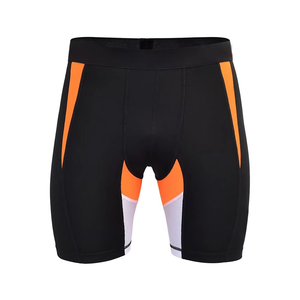 Pantalones Cortos Deportivos para Gimnasio, Compresión, para Hombre, Casuales, con Estampado Personalizado, de Verano - Product Image 4