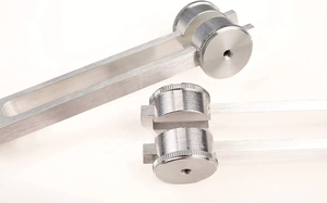 Diapason Otto 128 Hz pour la guérison et les applications médicales, pour la réduction de la douleur liée à l'inflammation, la réduction du stress et la méditation, usiné - Product Image 3