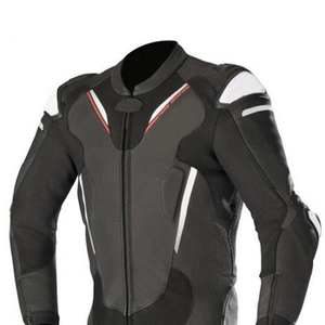 Traje de Motociclismo de Cuero de Manga Larga para Hombre, Transpirable, Protección para Todas las Estaciones - Product Image 3