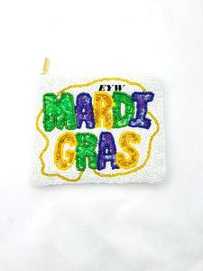 Sac fourre-tout de voyage personnalisé avec perles de verre colorées et logo, motif floral brodé, idéal comme cadeau promotionnel - Product Image 2