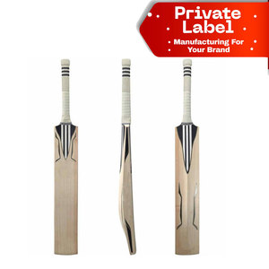 Bate de Críquet Profesional de Grado 1 de Madera de Sauce Inglés, Bate Personalizado para Partidos de Bola Dura, Bate de Críquet de Madera de Sauce Inglés de Calidad Premium - Product Image 1