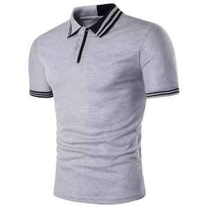 เสื้อโปโลผู้ชายรุ่นใหม่ ระบายอากาศได้ดี รับสกรีนโลโก้ สไตล์ลำลอง คุณภาพดีเยี่ยม ผ้าแท้ สีชมพู ไซส์ล่าสุด ดีไซน์ใหม่ล่าสุด - Product Image 6