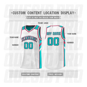 Maillot de basket classique en mesh sans manches pour le match, maillot athlétique réversible pour hommes et femmes avec numéro, tenue de sport pour équipe de basket - Product Image 3